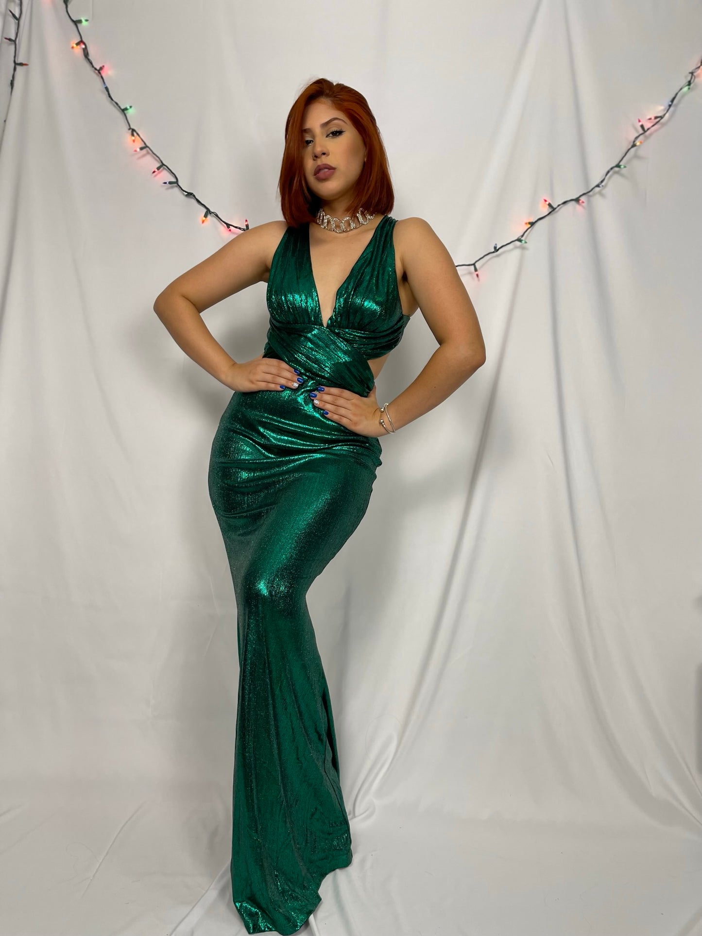 Mermaid Green Dress