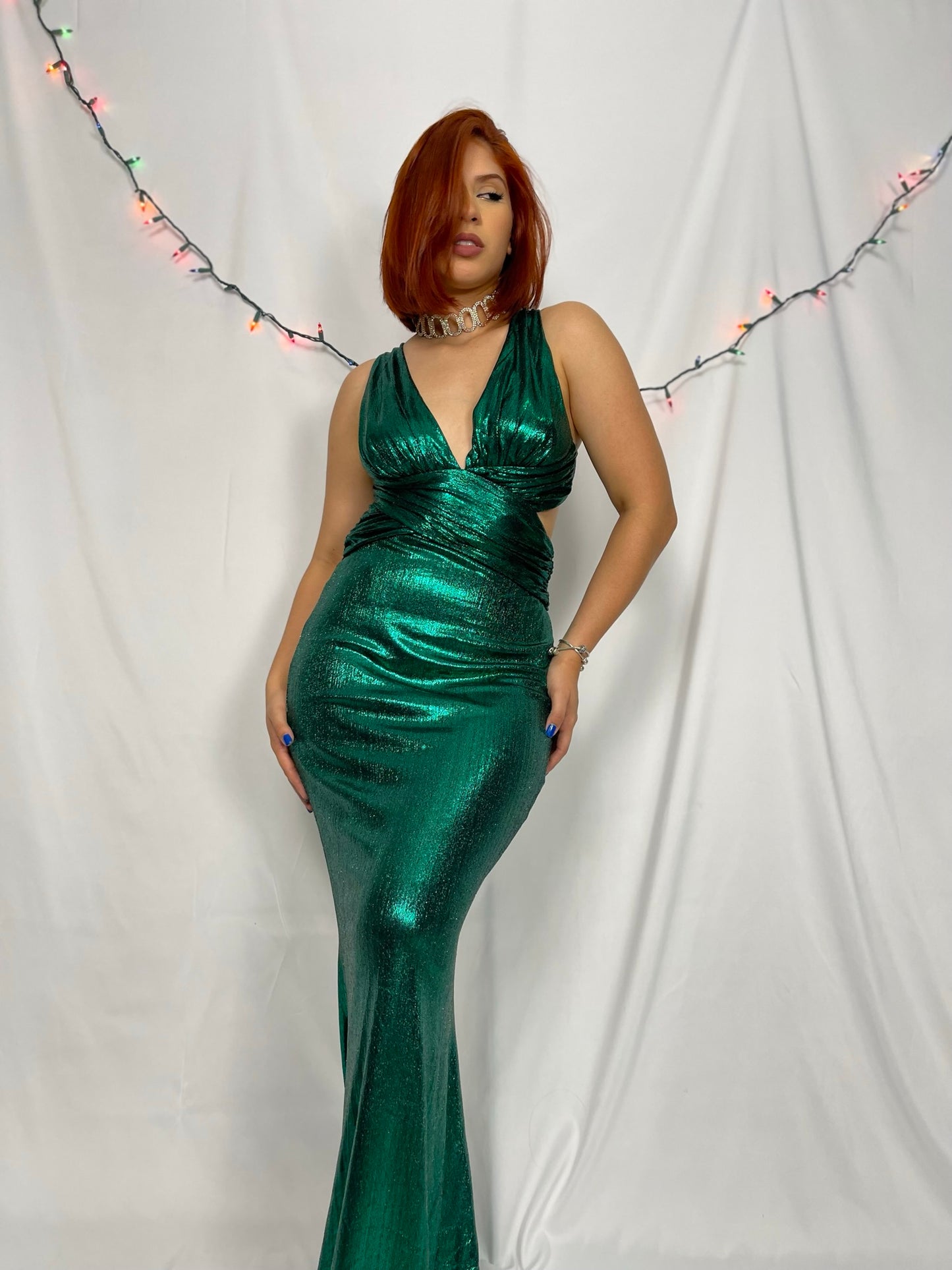 Mermaid Green Dress
