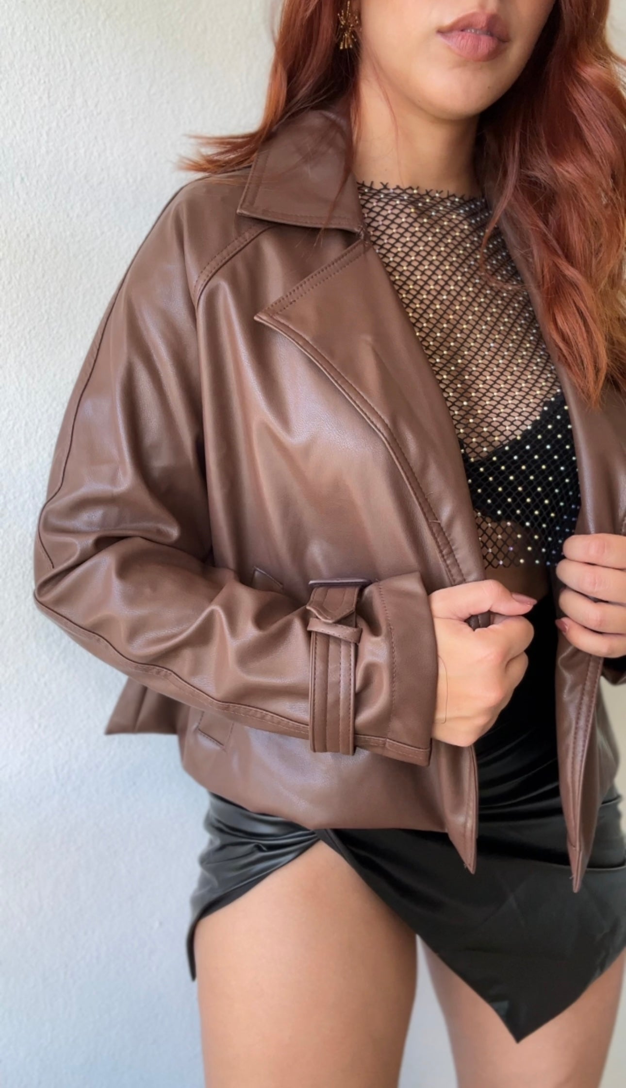 Faux Leather Jacket